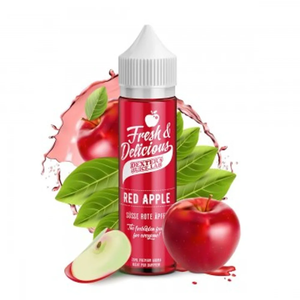 Dexter’s Juice Lab Prefilled 60ml 50mg Nic Salt Red Apple 50/50