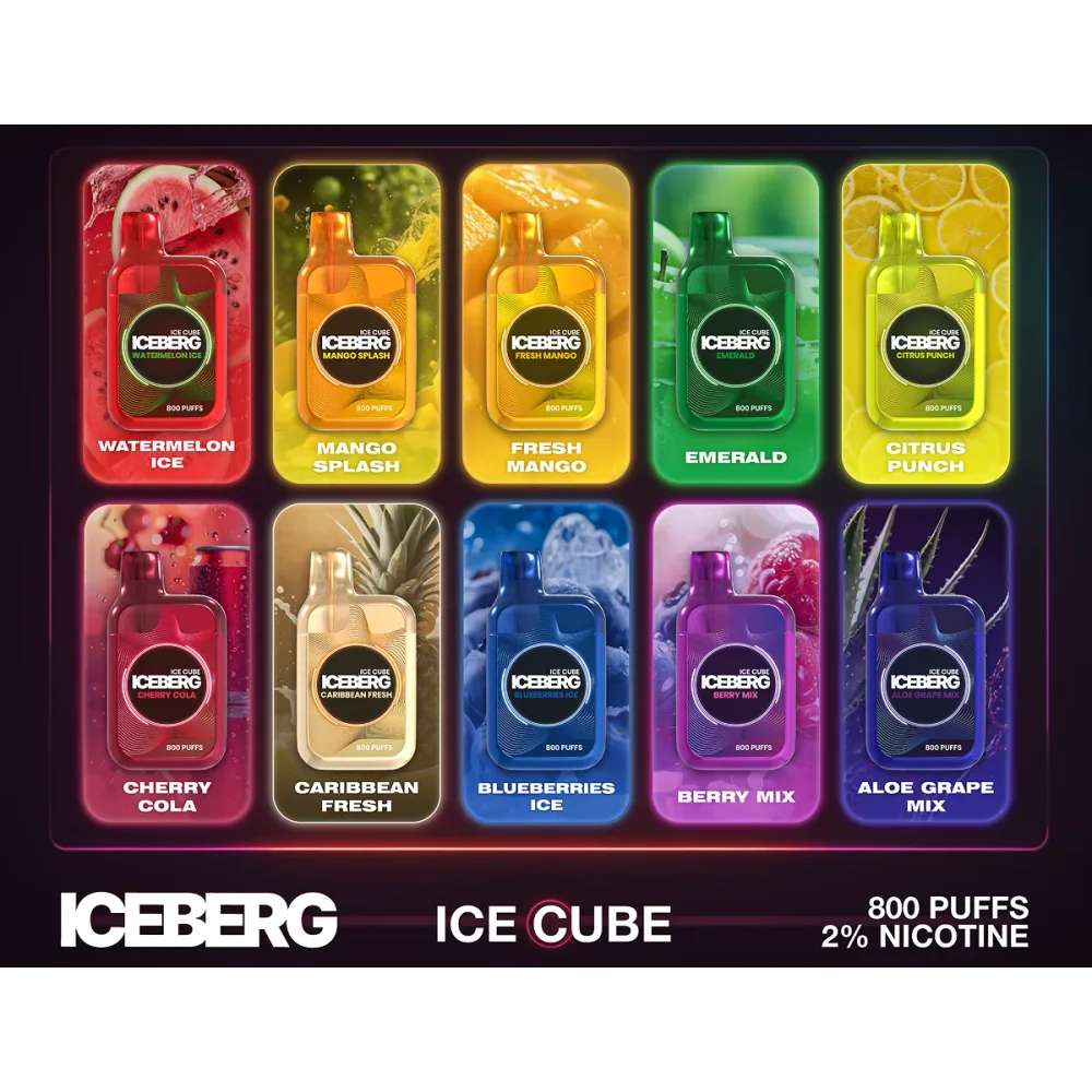 ICE CUBE 20mg 800puff ICEBERG