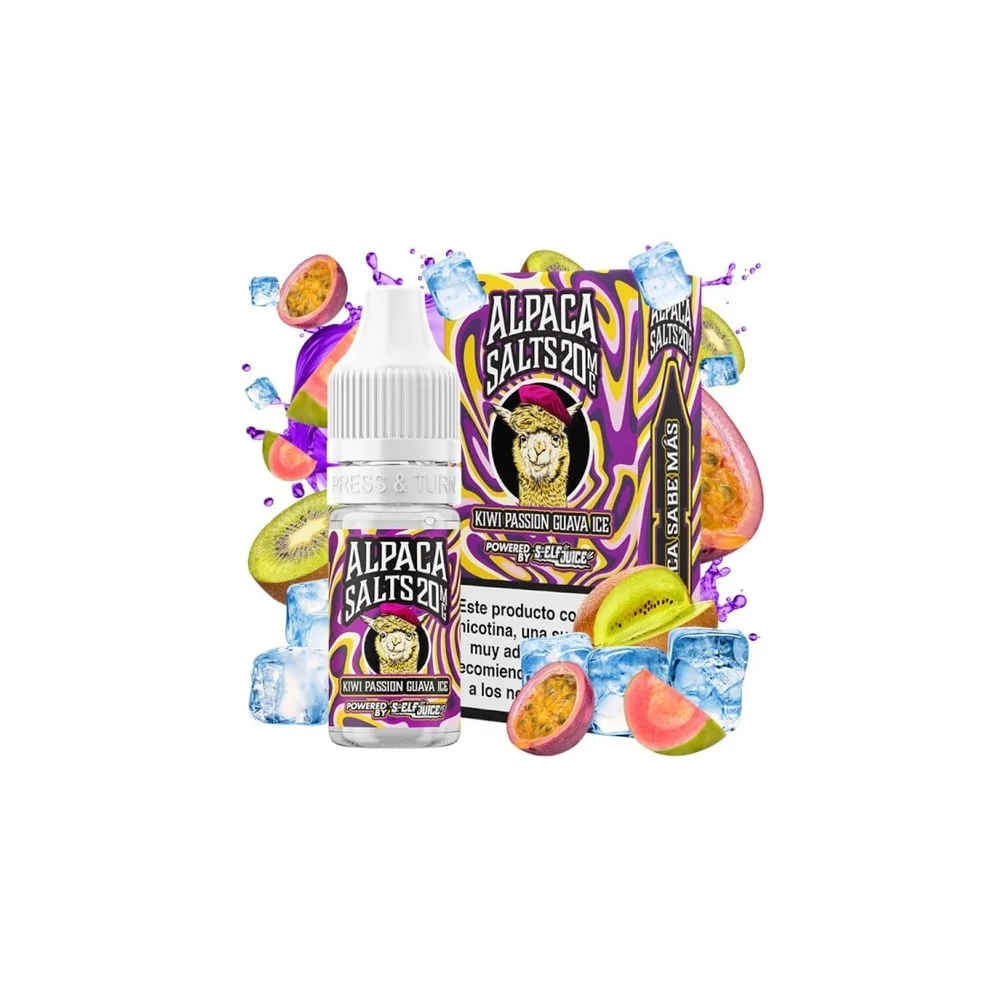 Kiwi Passion Guava Ice 10ml 20mg Alpaca Salts