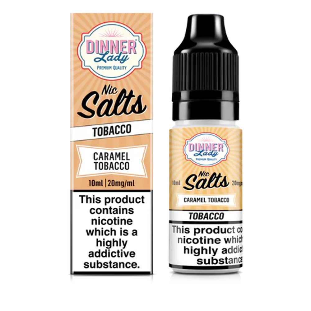 Caramel Tobacco 10ml 20mg Bar Salt Dinner Lady