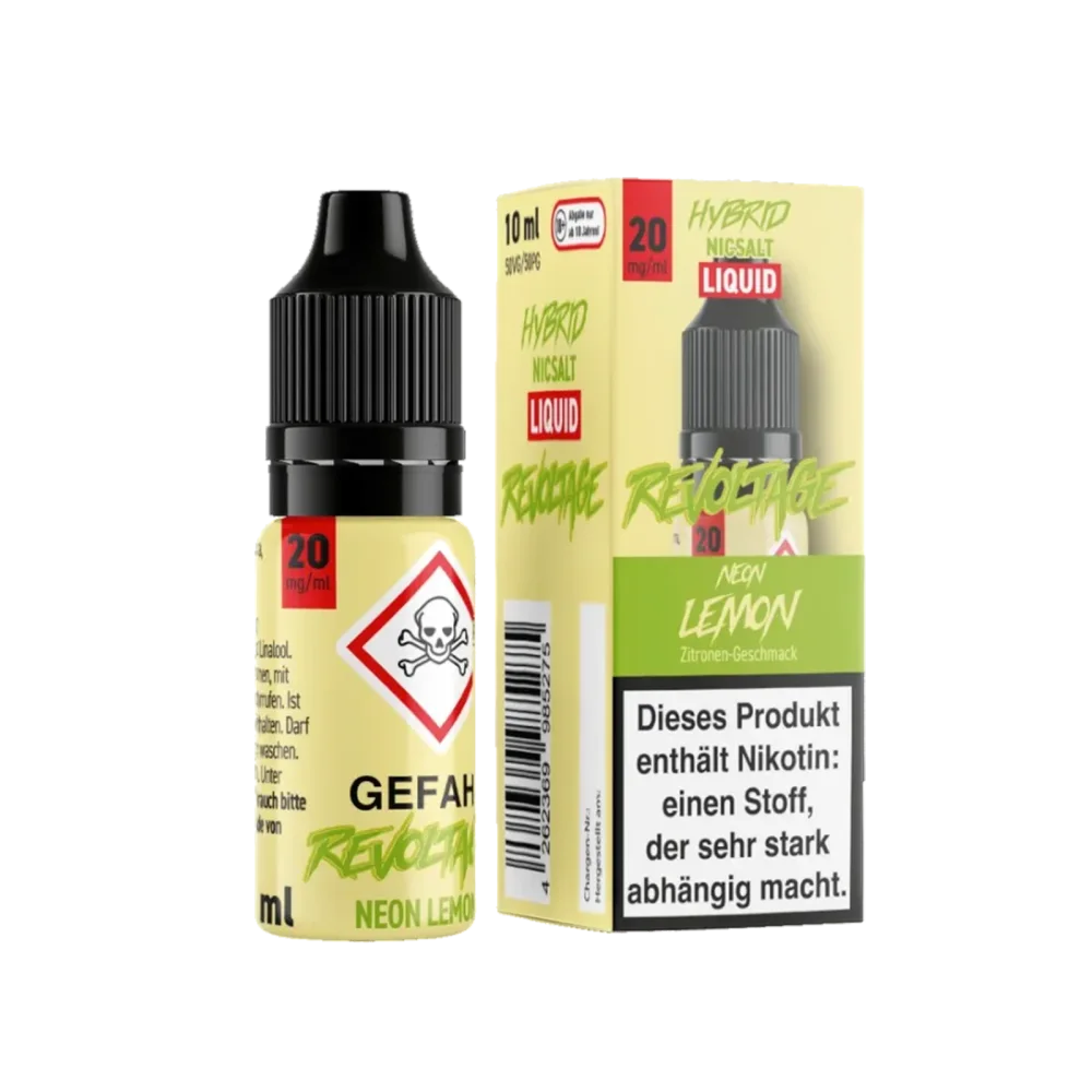 Neon Lemon 10ml 20mg Revoltage Hybrid