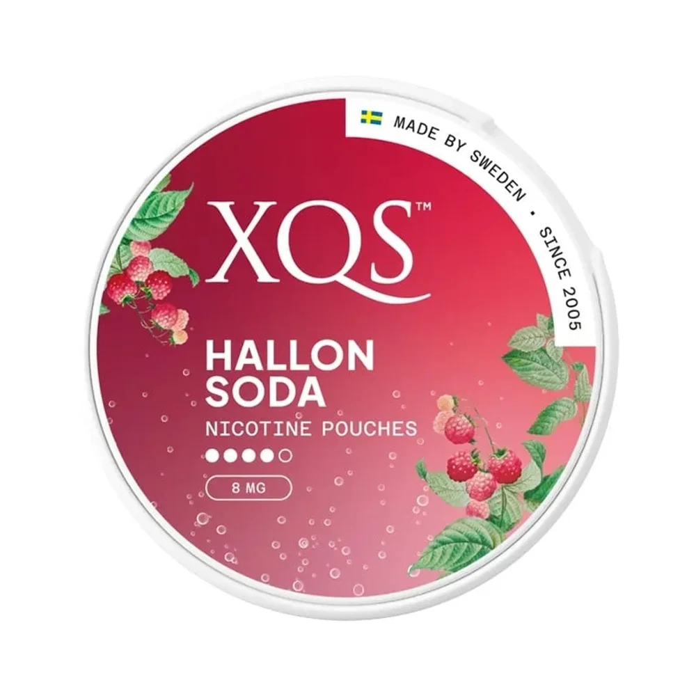 Hallonsoda 16mg XQS