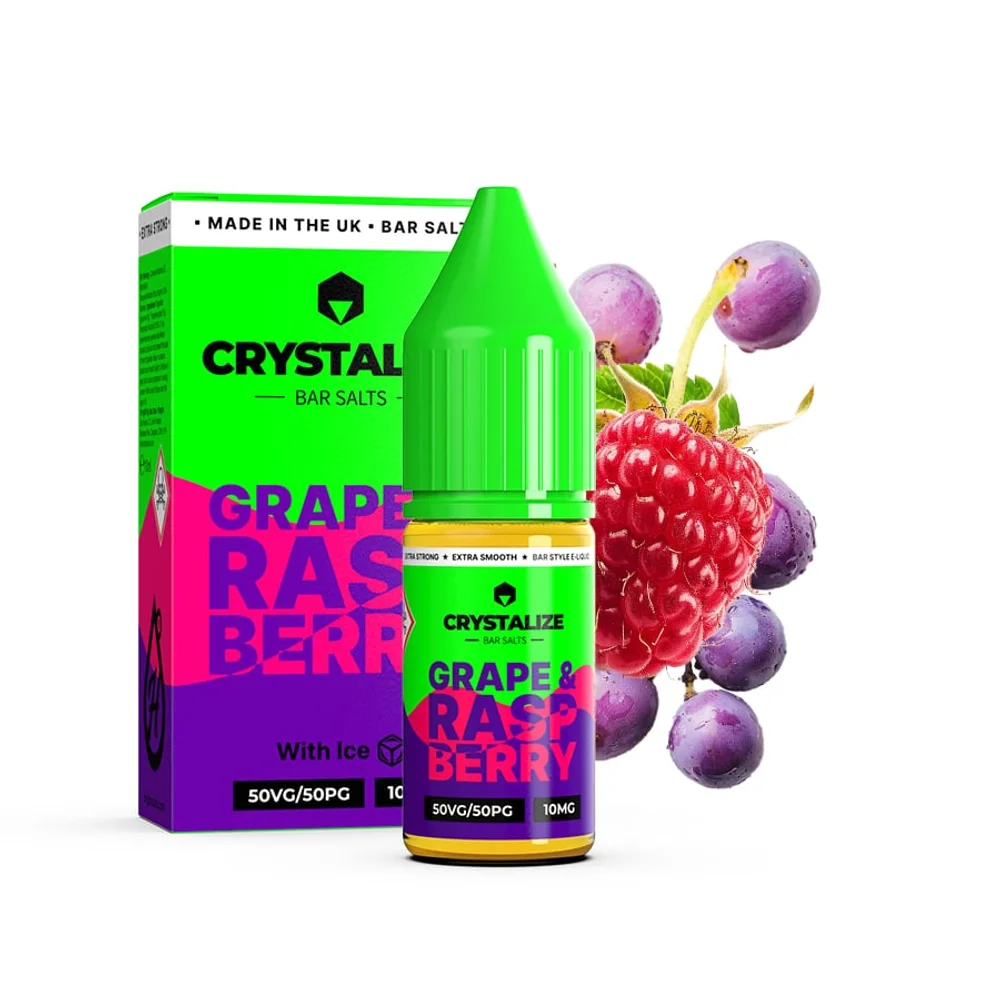 Grape & Raspberry 20mg 10ml Crystalize Driphack
