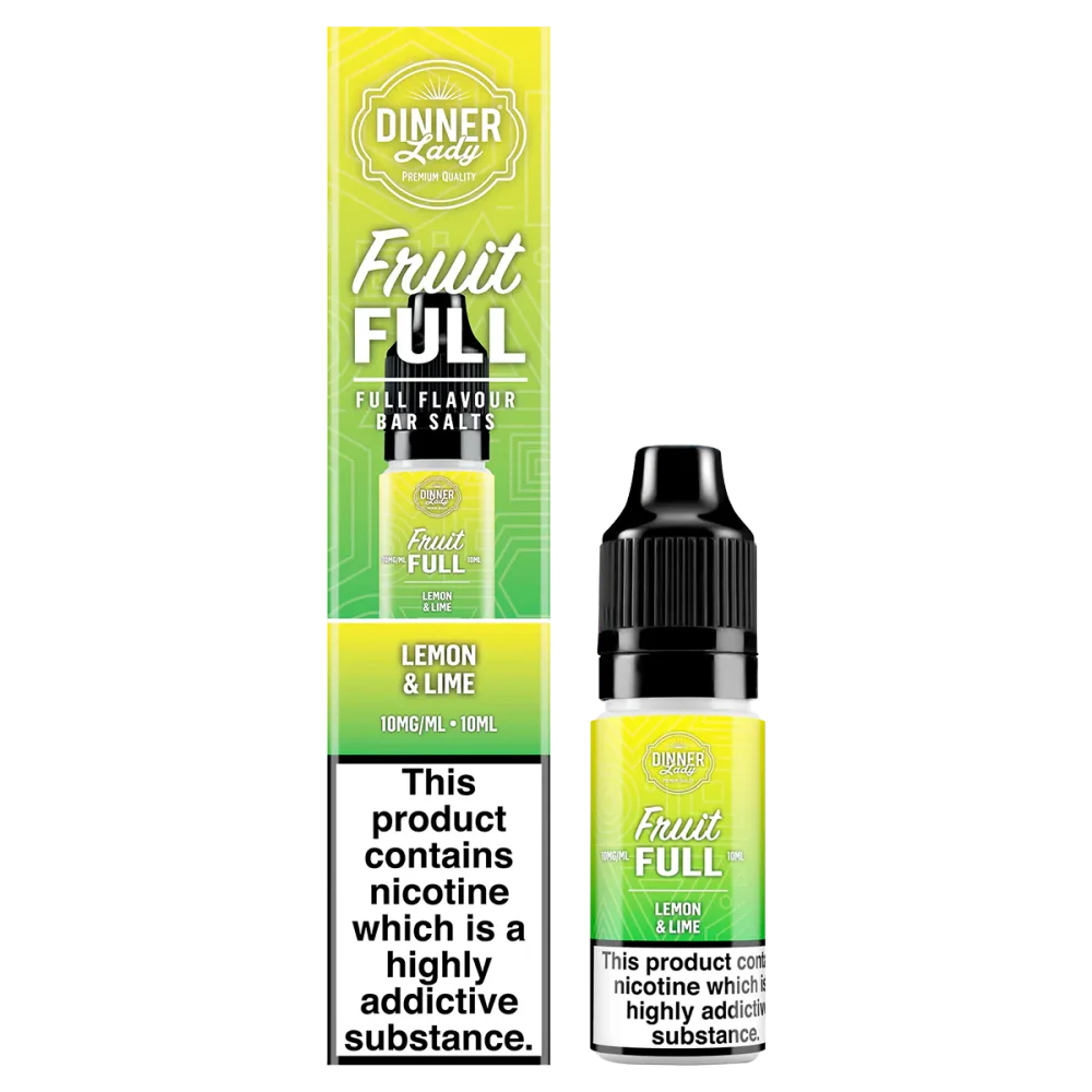 Lemon & Lime 20mg 10ml Bar Salt Dinner Lady
