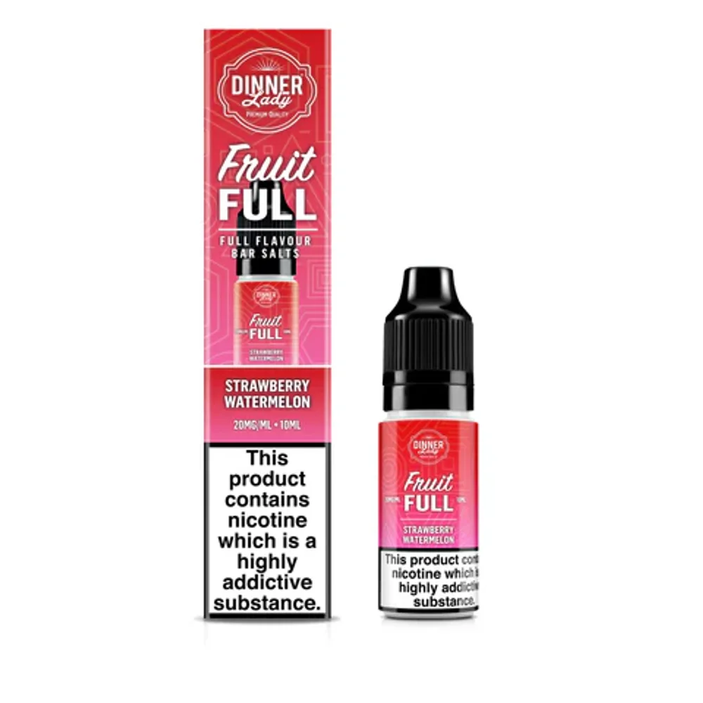 Strawberry Watermelon 20mg 10ml Bar Salt Dinner Lady