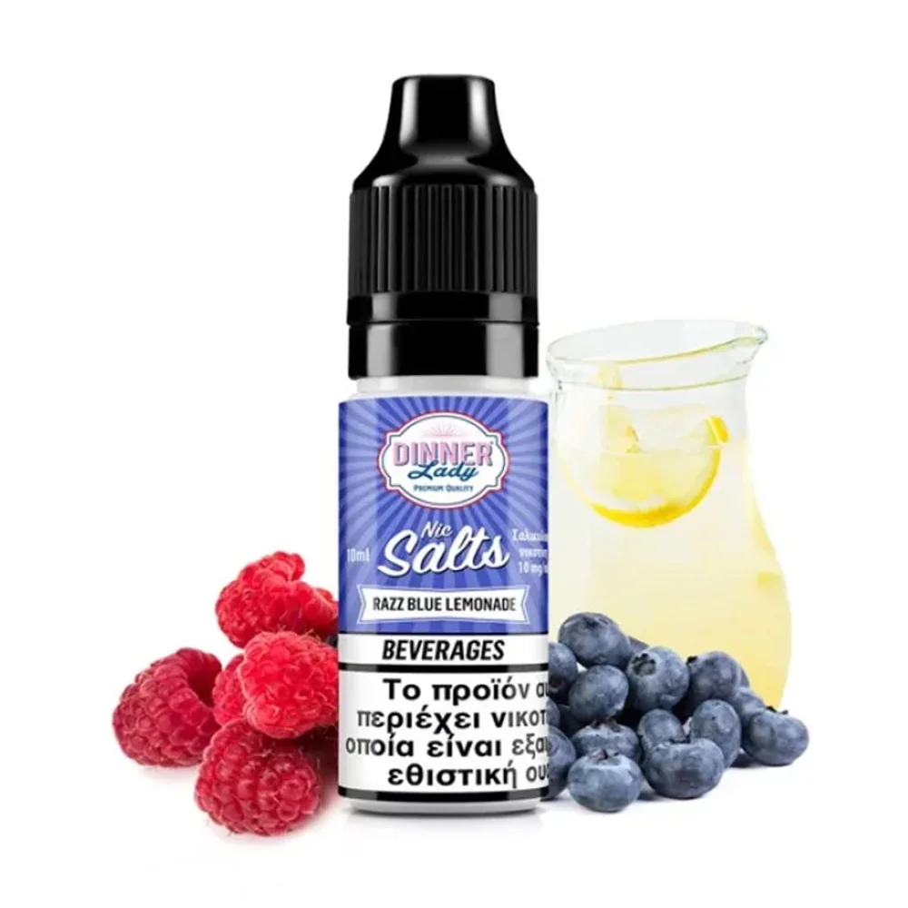 Razz Blue Lemonade 20mg 10ml Bar Salt Dinner Lady
