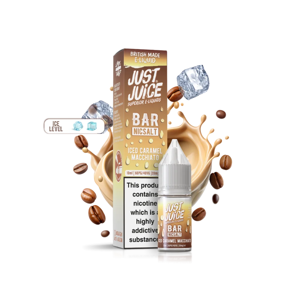 ICE CARAMEL MACCHIATO 20mg 10ml BAR Just Juice