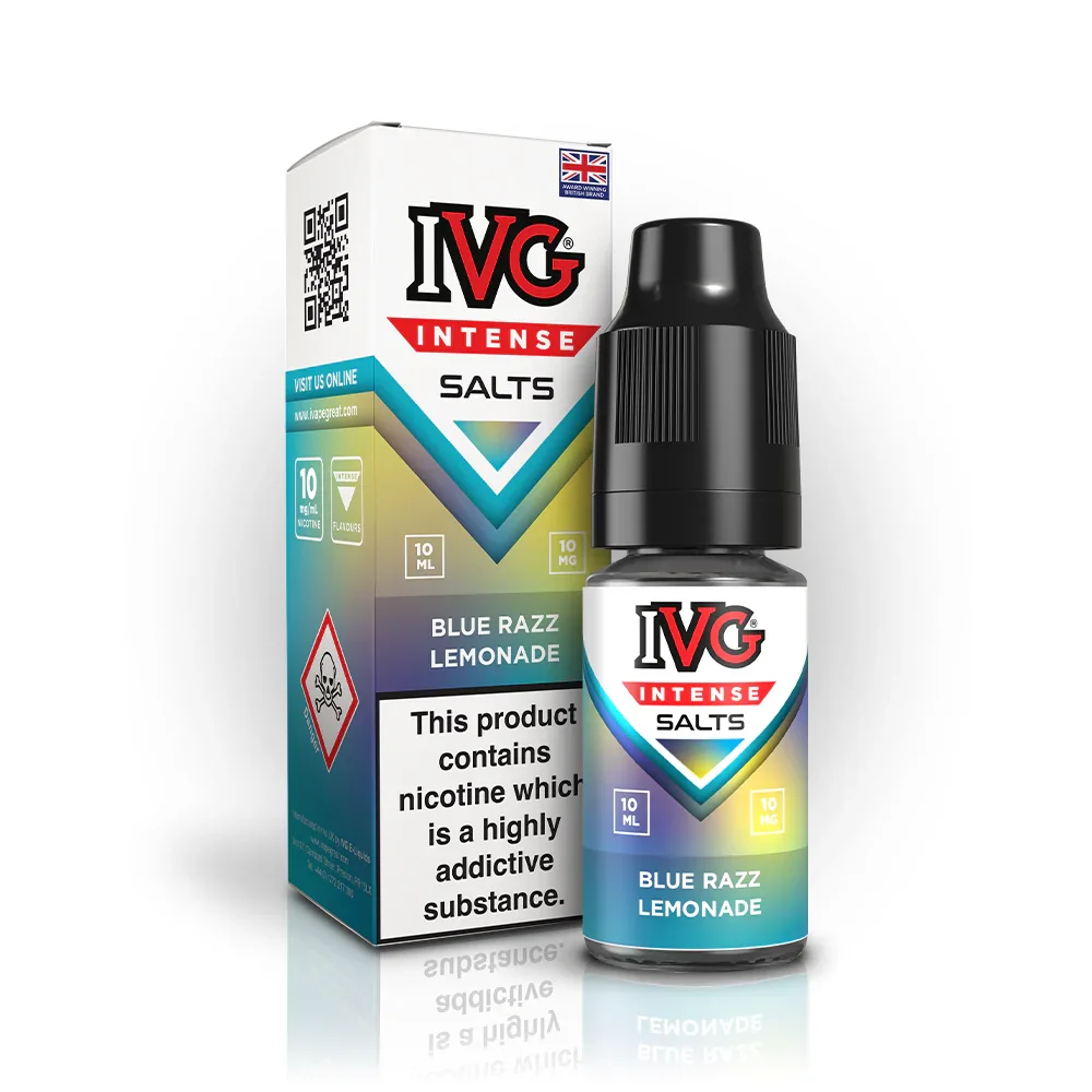 Blue Razz Lemonade 10ML 20MG IVG INTENSE SALTS