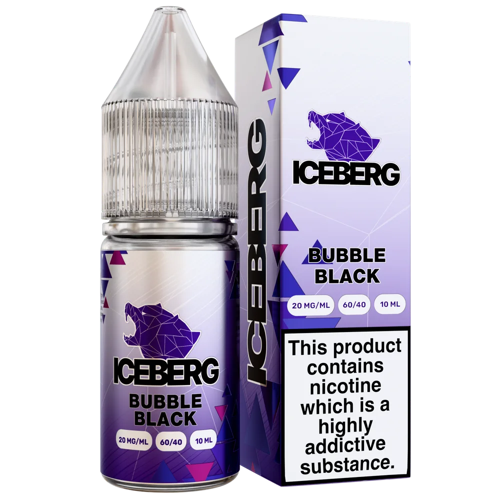 Bubble Black 20mg Iceberg Salts