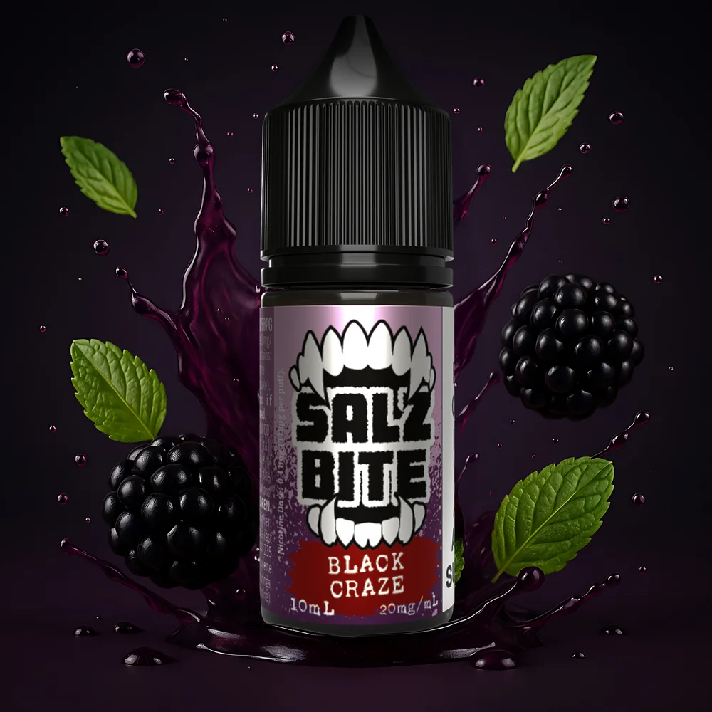 BLACK CRAZE 10ml 20mg Salz Bite