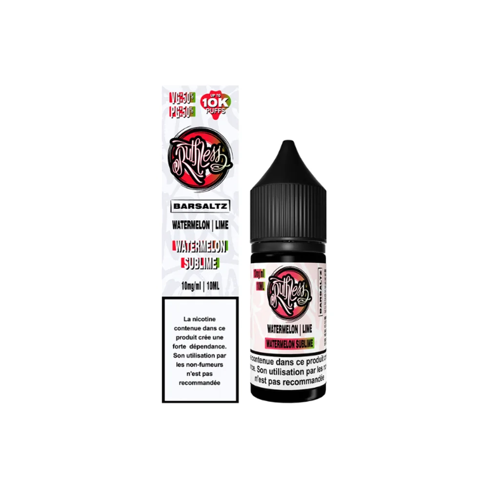 Watermelon Sublime 10ml 20mg BarSaltz Ruthless