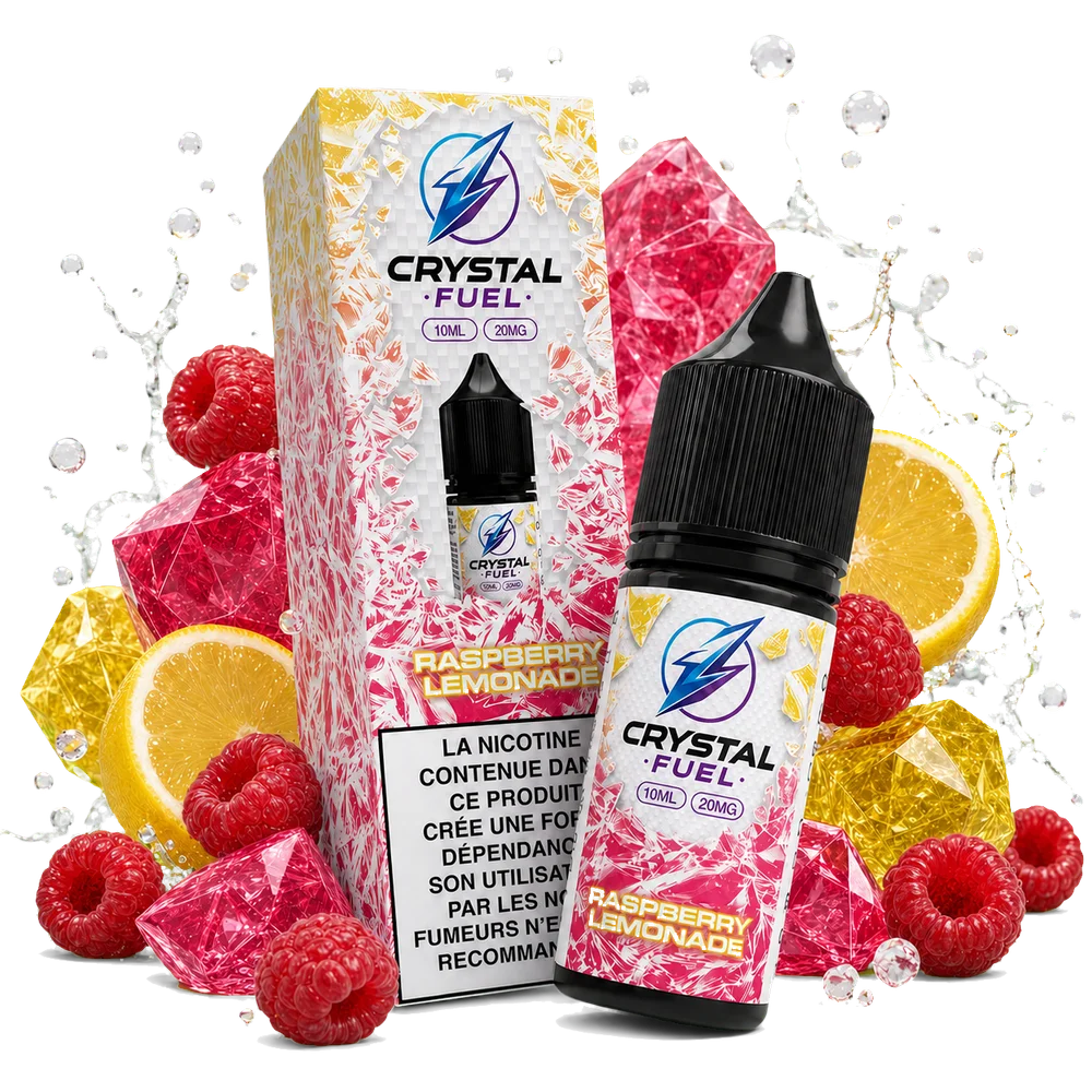 Raspberry Lemonade 20mg 10ml Crystal Fuel
