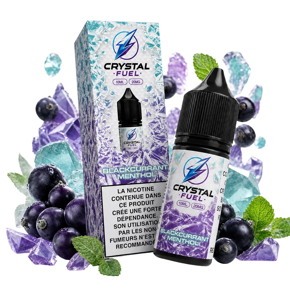 Blackcurrant Menthol 20mg 10ml Crystal Fuel