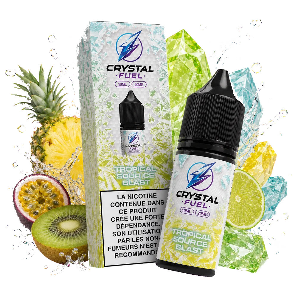 Tropical Sour Ice Blast 20mg 10ml Crystal Fuel