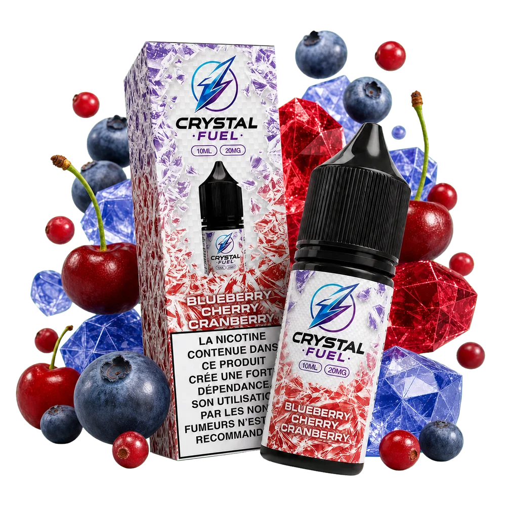 Blueberry Cherry Cranberry 20mg 10ml Crystal Fuel