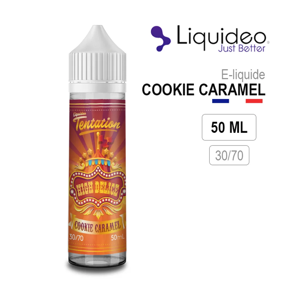 Cookie Caramel 50ml – Liquideo