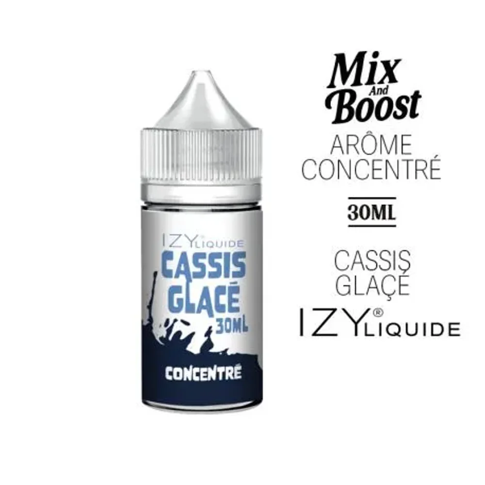 Concentrate 30ml Blackcurrant Iced IZY – Izy Liquide