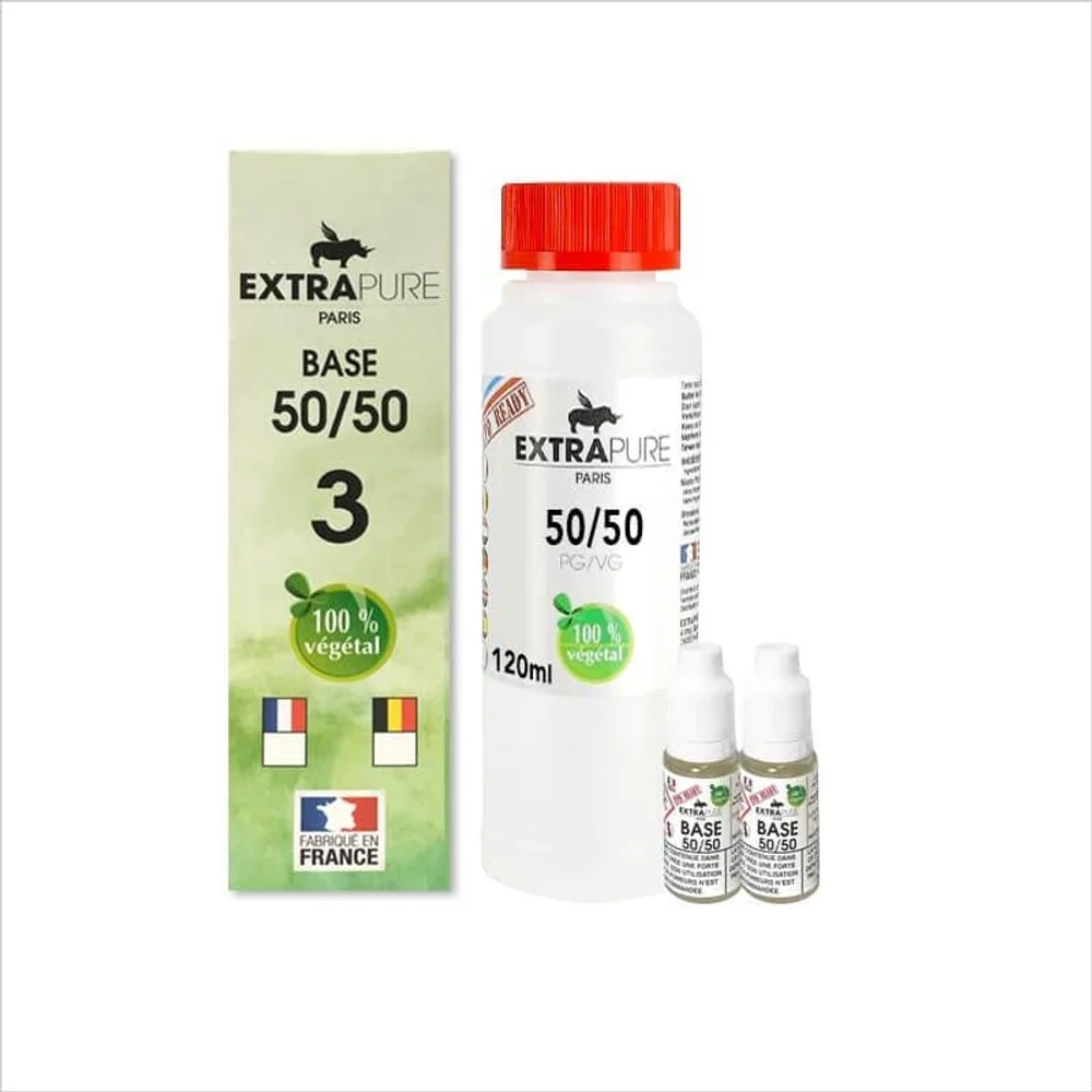DIY Base Pack 140ml 50/50 3mg – Extrapure