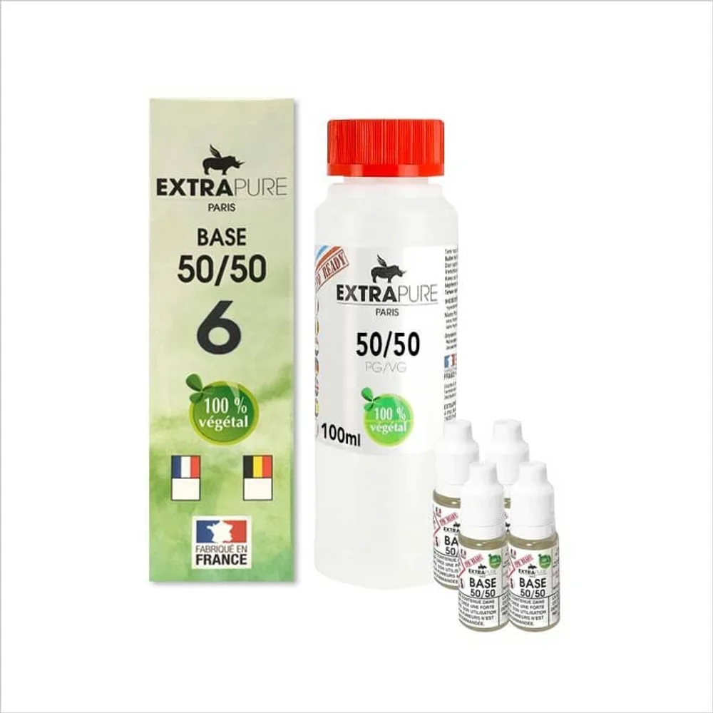 DIY Base Pack 140ml 50/50 6mg – Extrapure