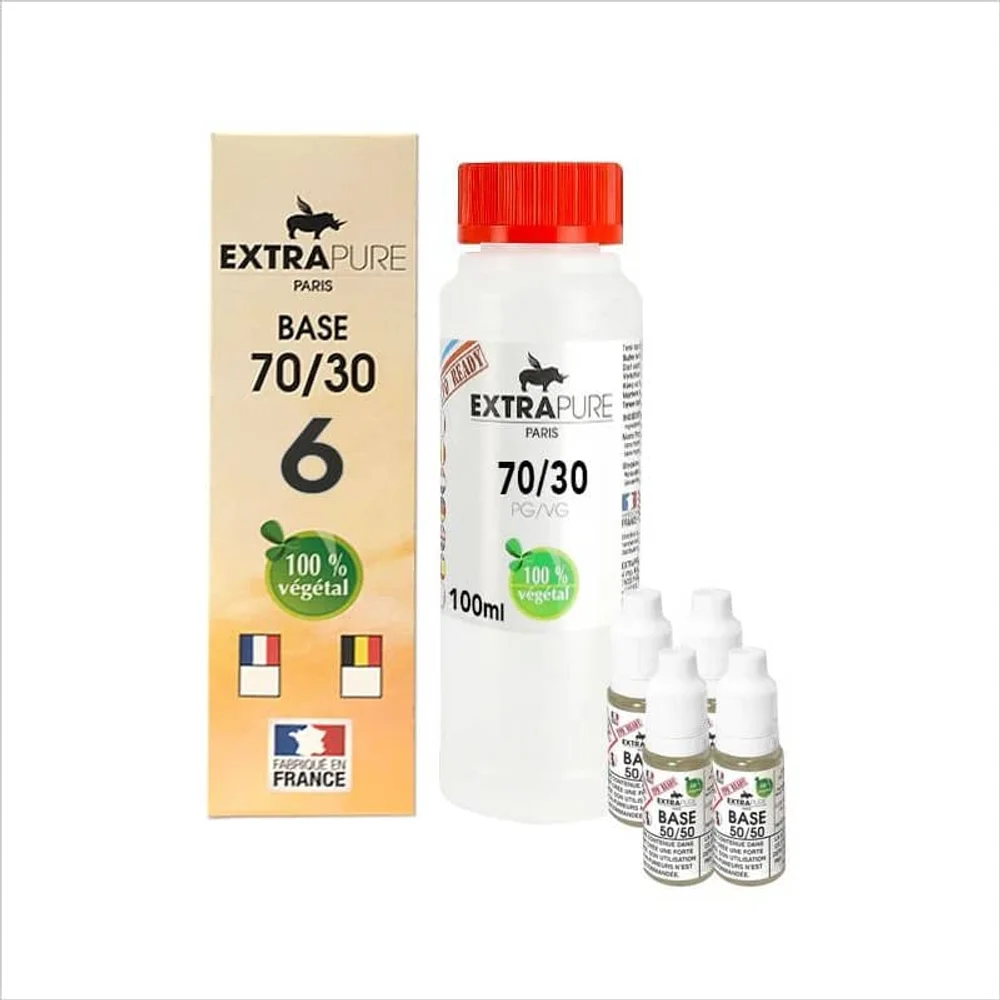DIY Base Pack 140ml 70/30 6mg – Extrapure