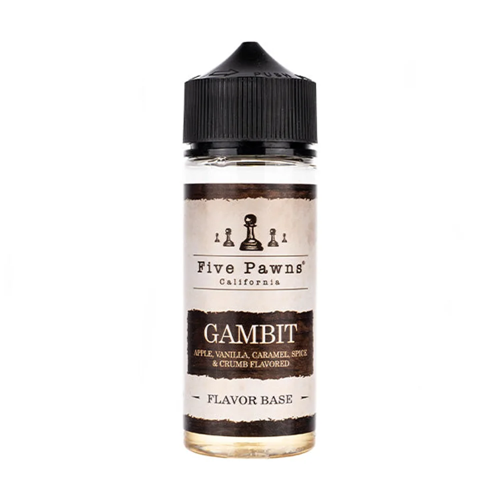 Gambit 100ml Shortfill (50/50) E-Liquid by Five Pawns