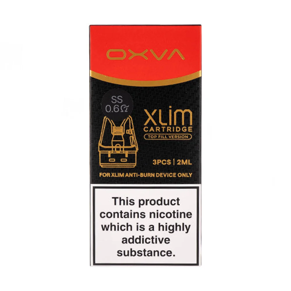 OXVA Xlim SS Top Fill Replacement Pods