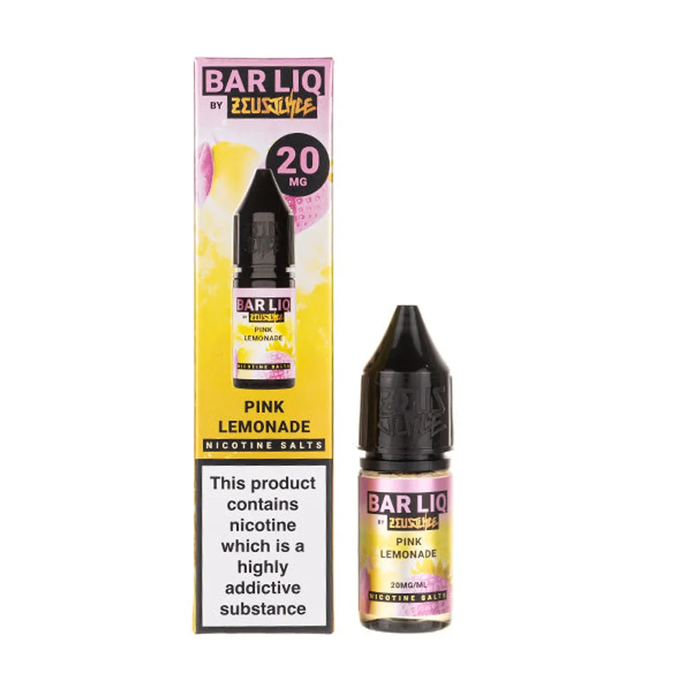 Pink Lemonade Nic Salt E-Liquid by Zeus Juice Bar Liq